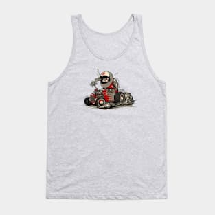 Cartoon retro rat rod Tank Top